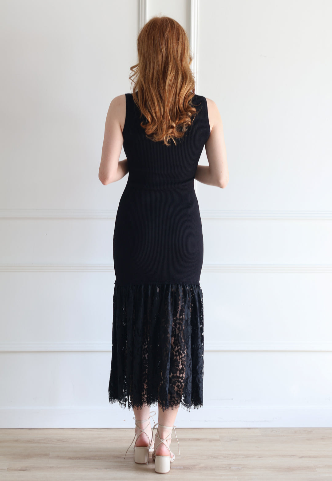 Onyx Lace Knit Midi