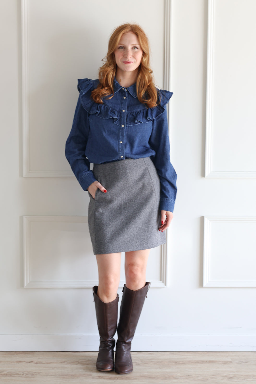 Vero Moda | Uli Frill Denim Blouse
