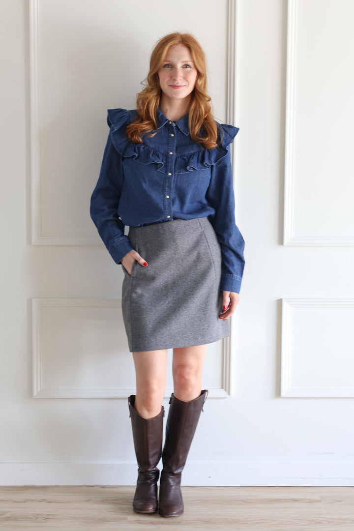 Vero Moda | Uli Frill Denim Blouse