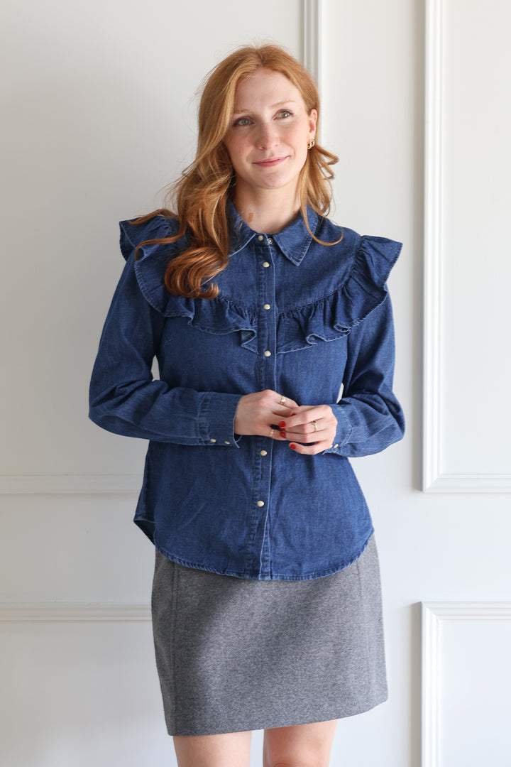 Vero Moda | Uli Frill Denim Blouse