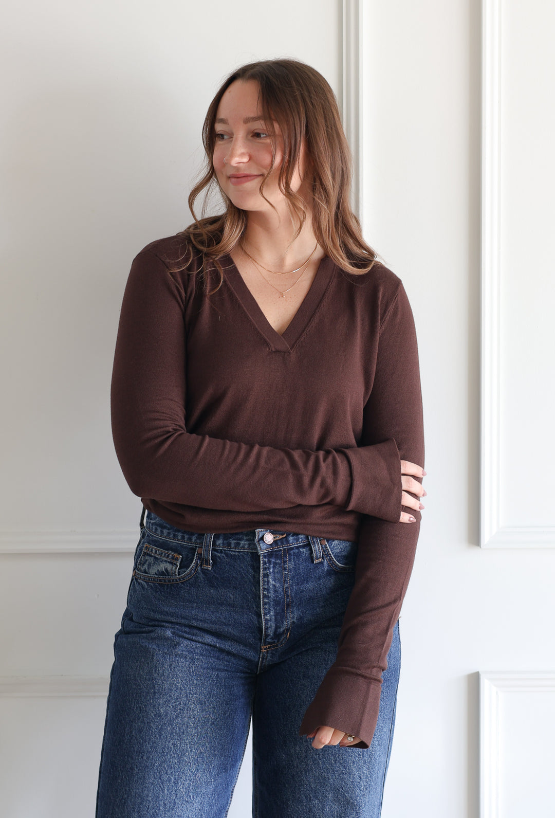 Dark Chocolate Knit Polo