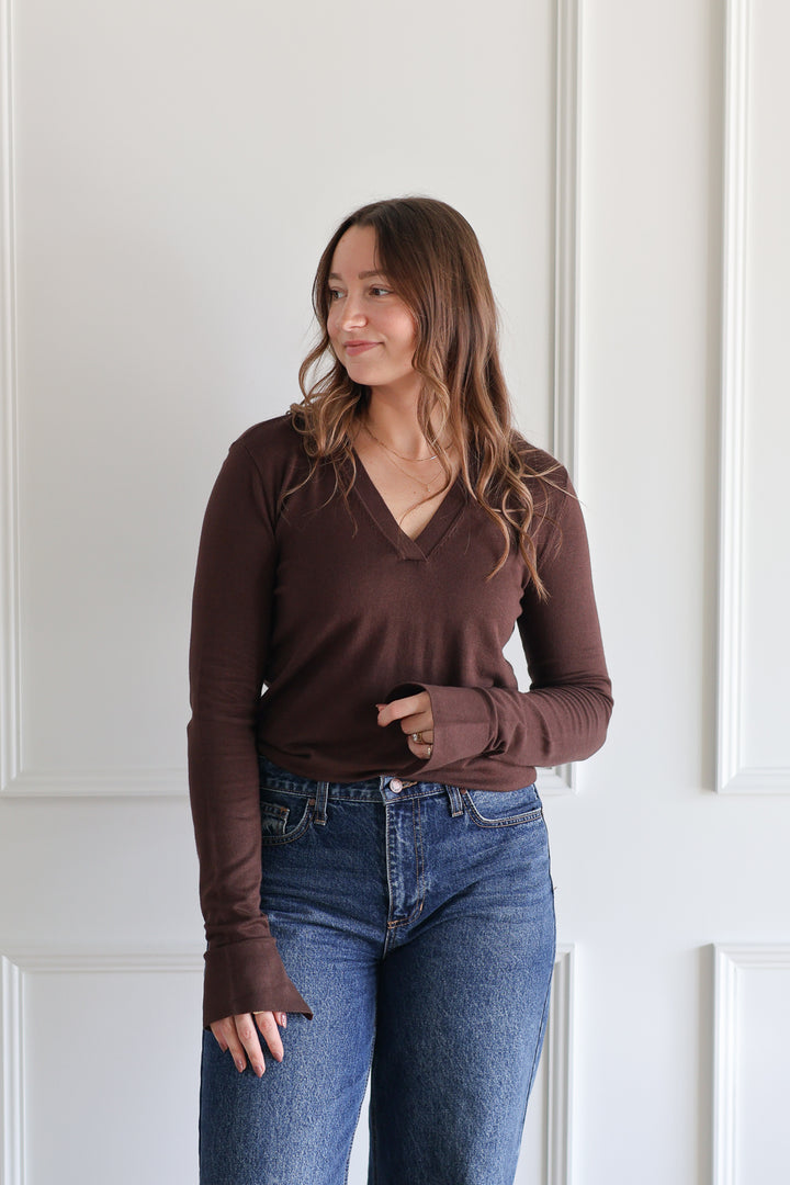 Dark Chocolate Knit Polo