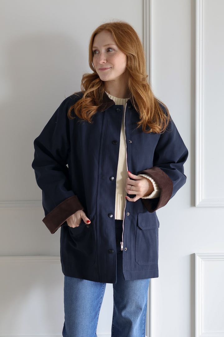 Navy Barn Jacket