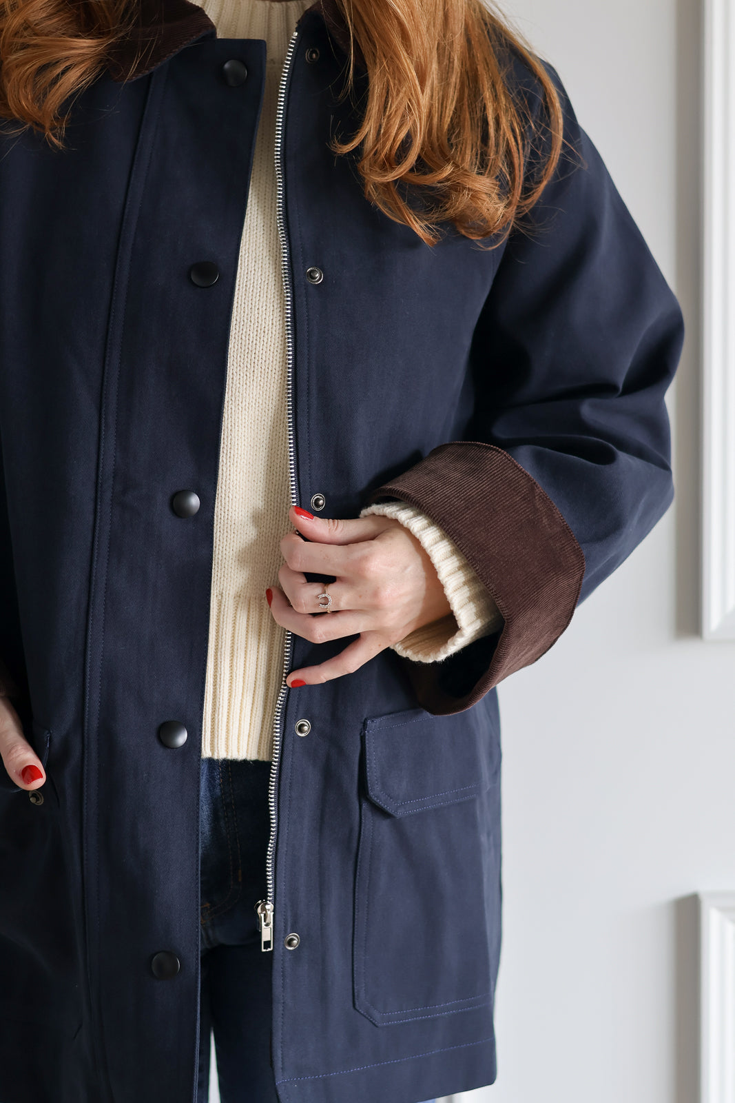 Navy Barn Jacket