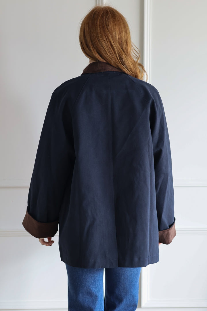 Navy Barn Jacket