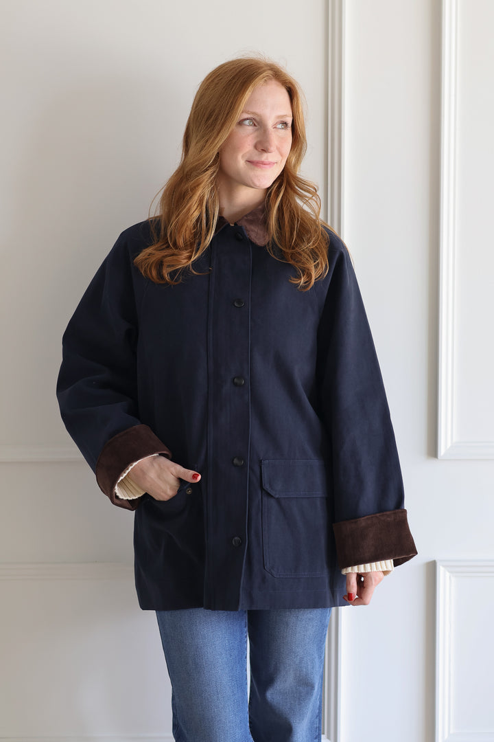 Navy Barn Jacket
