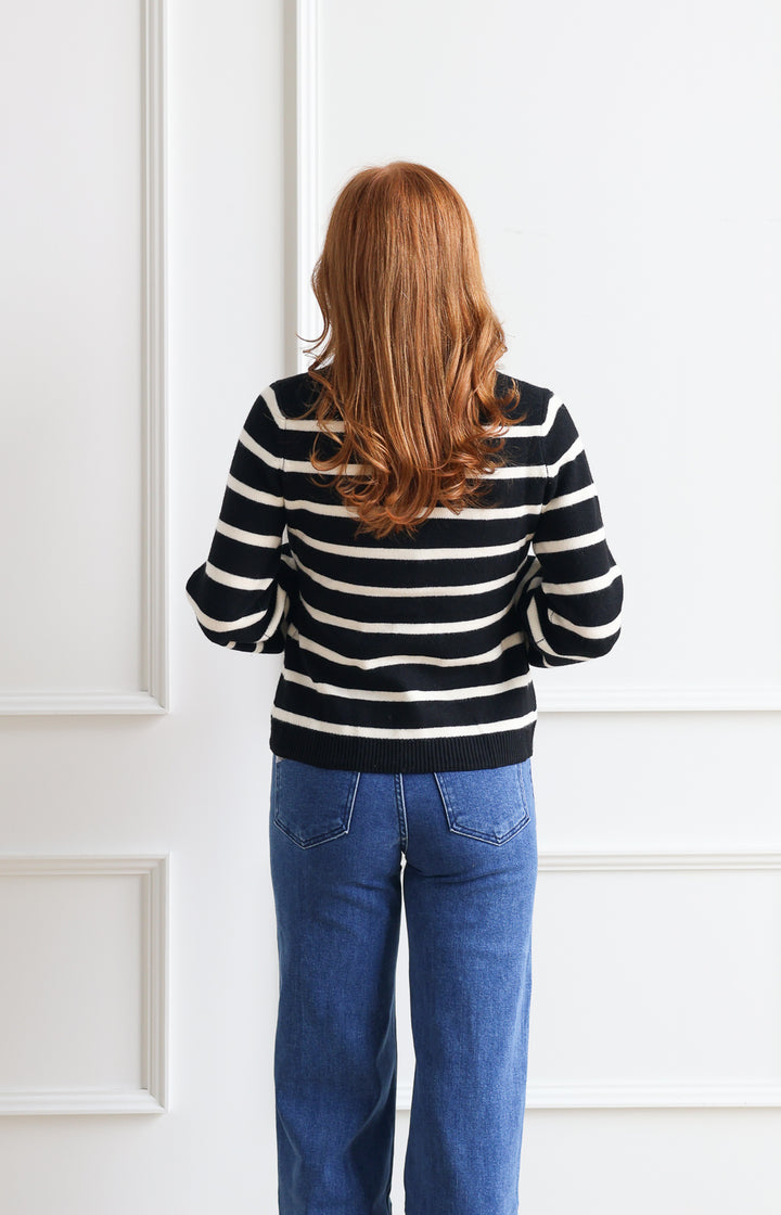 The Cindy Cardigan - Stripe