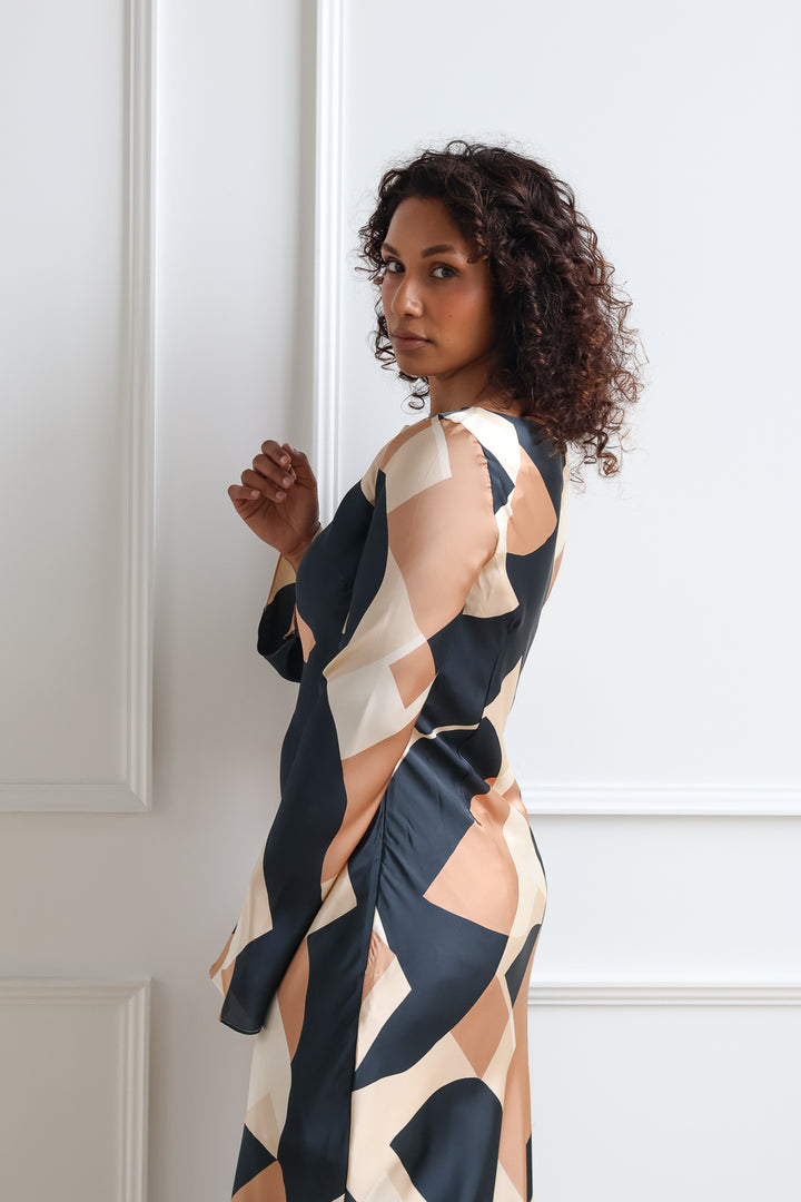 Belle Geo Print Maxi