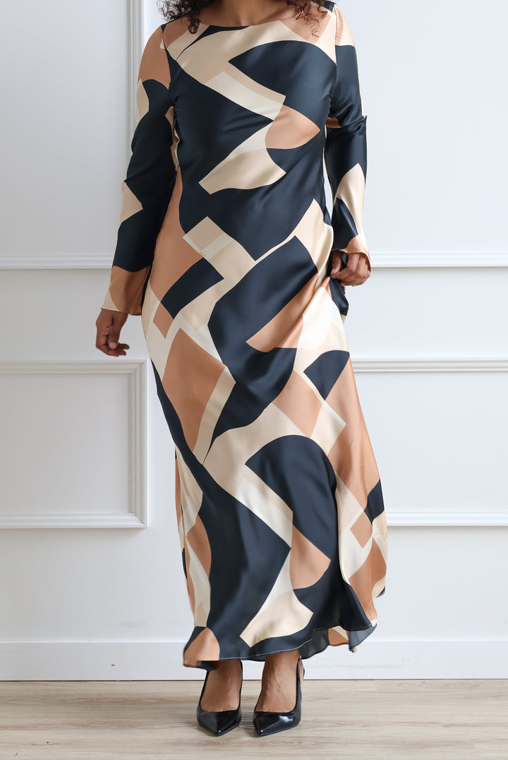 Belle Geo Print Maxi
