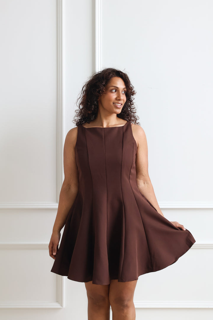Espresso Skater Dress