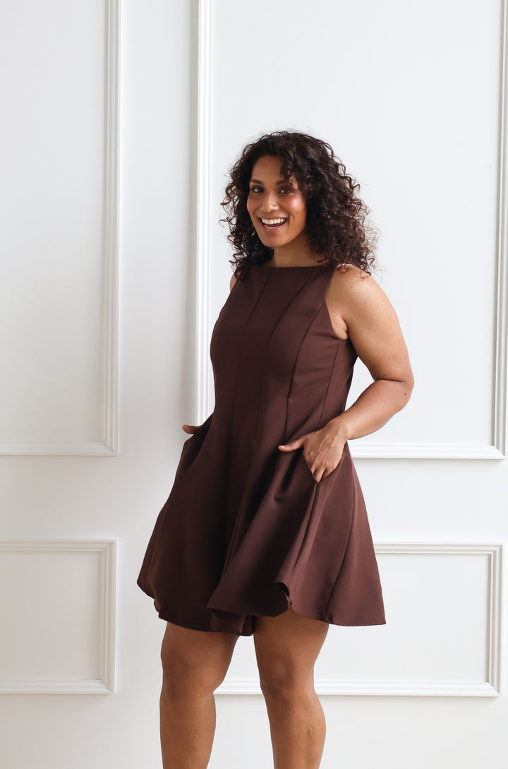 Espresso Skater Dress