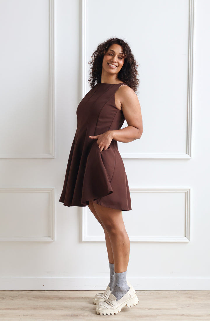 Espresso Skater Dress