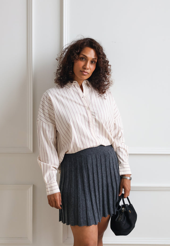 Vero Moda | Paris Oxford Shirt - Zinfandel Stripe