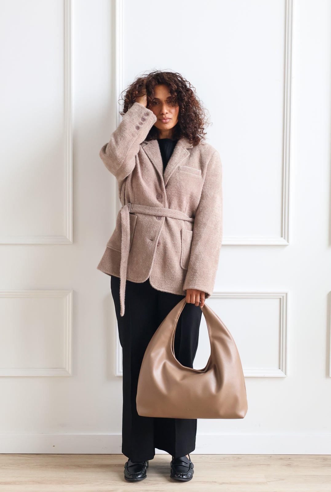 Mercer Blazer Jacket - Taupe