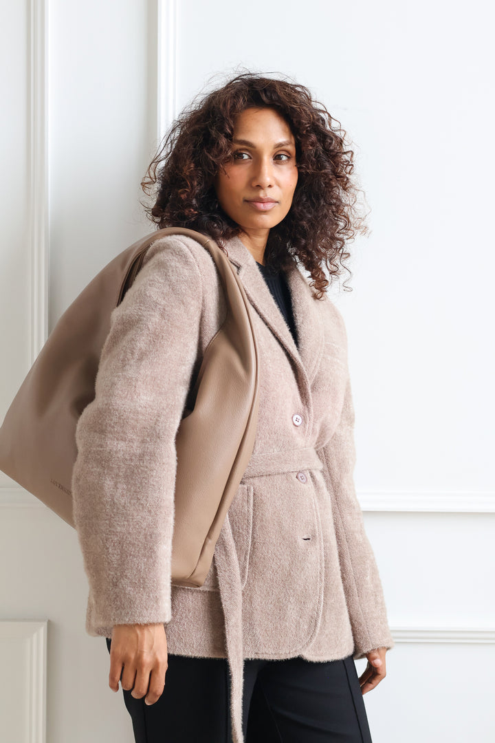 Mercer Blazer Jacket - Taupe