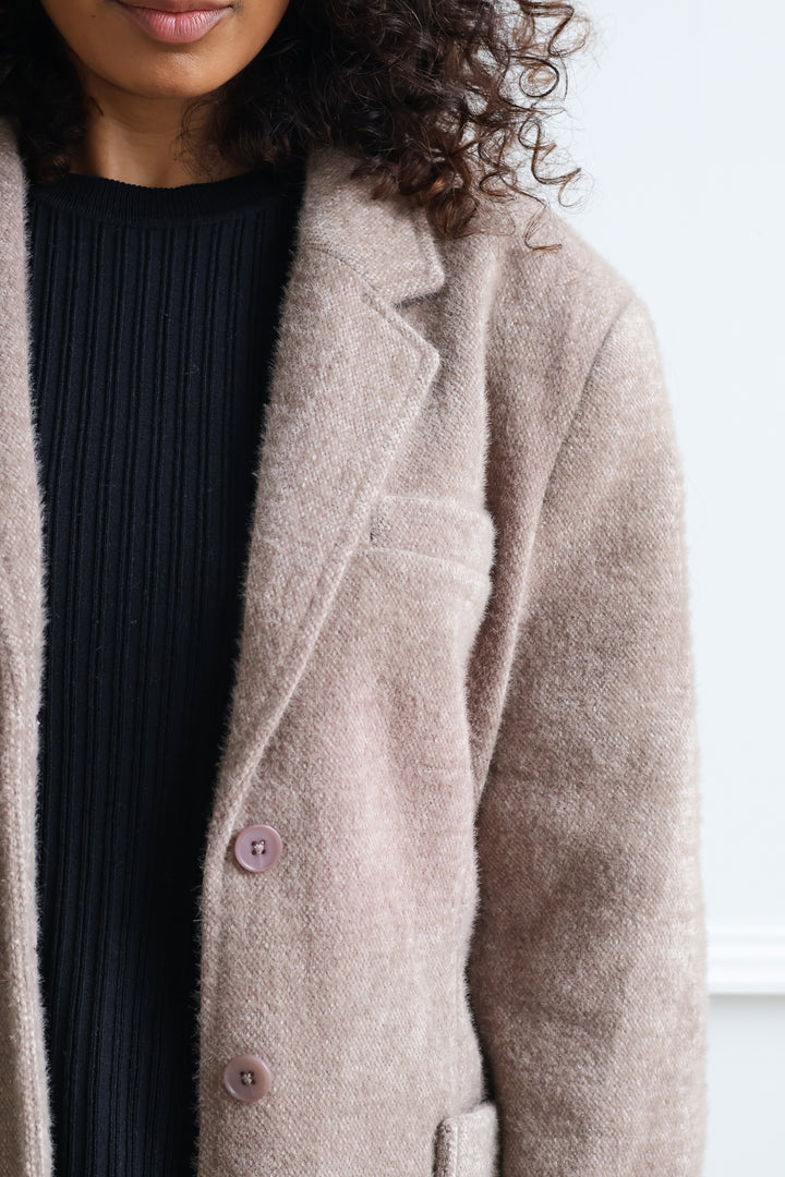 Mercer Blazer Jacket - Taupe