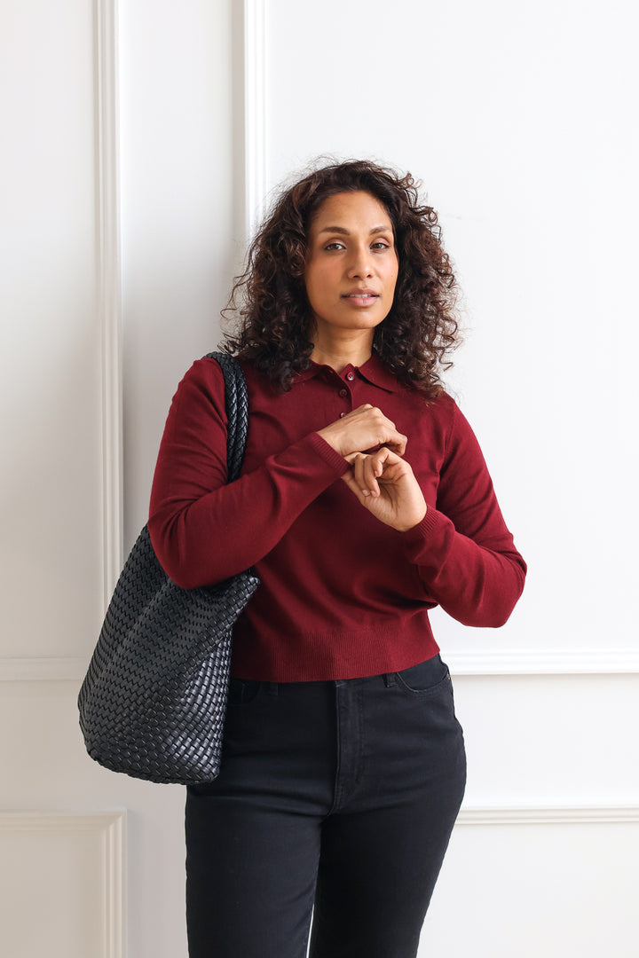 Vero Moda | Merlot Knit Polo