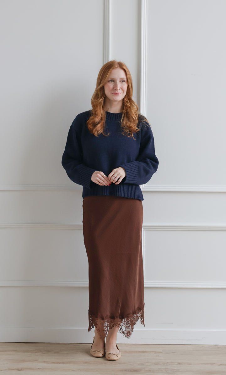 The Asher Sweater - Navy