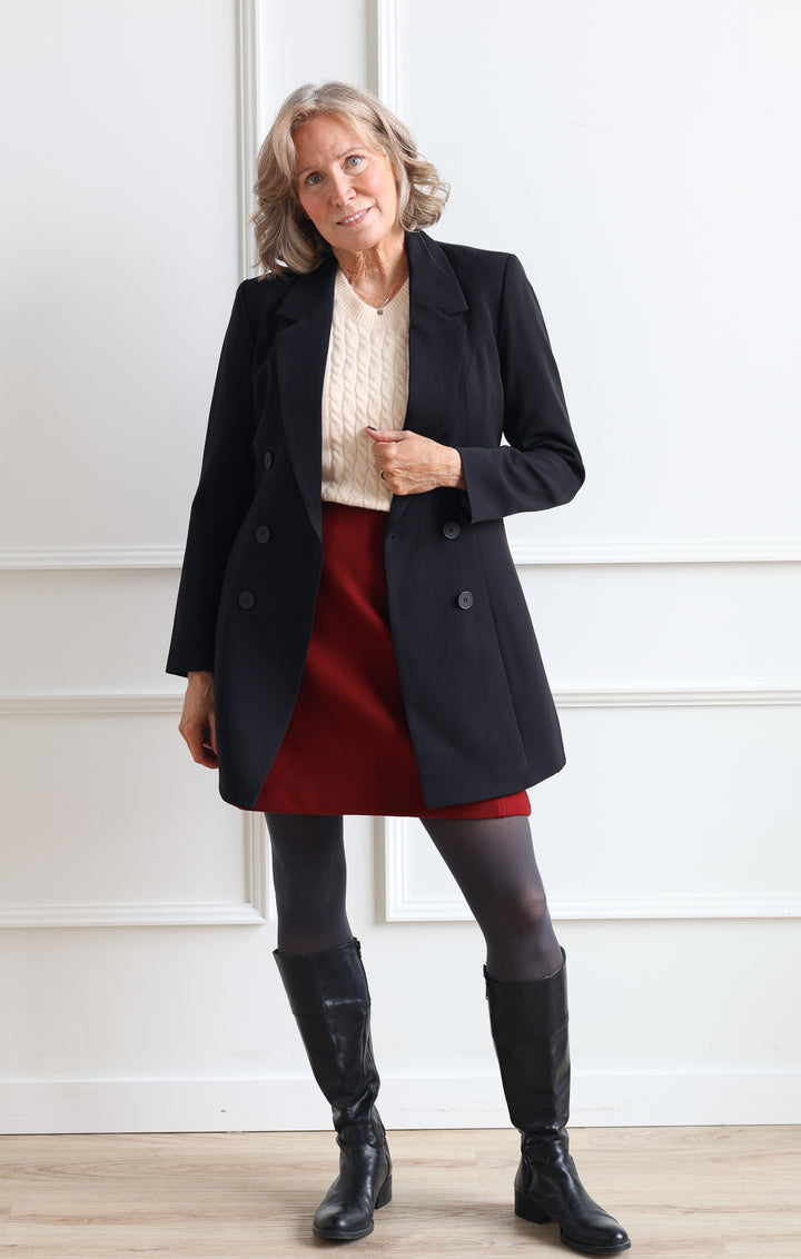 Butter Cream Cable Knit Vest