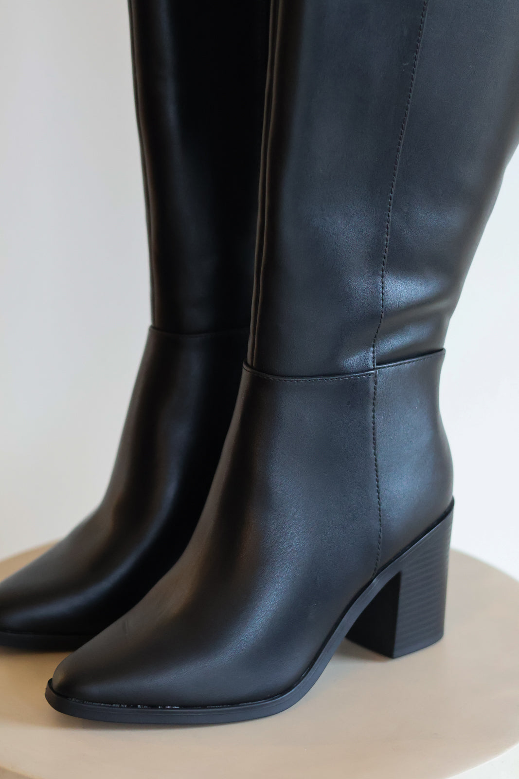 Study Heeled Boot - Black