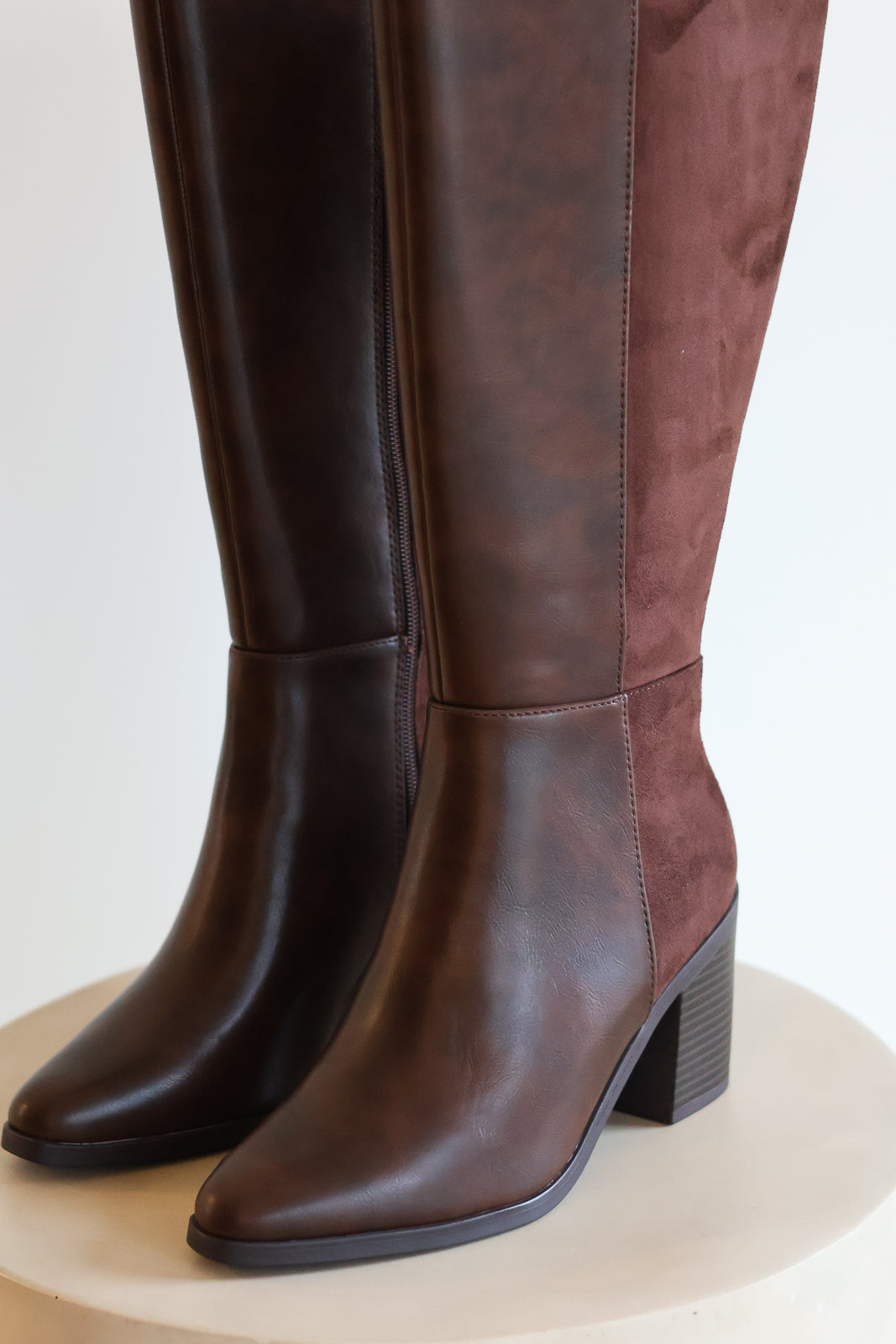 Study Heeled Boot - Brown