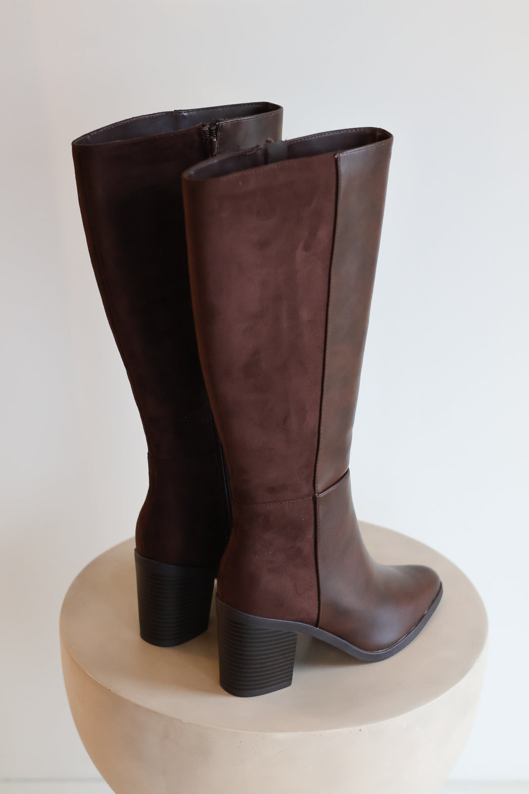 Study Heeled Boot - Brown
