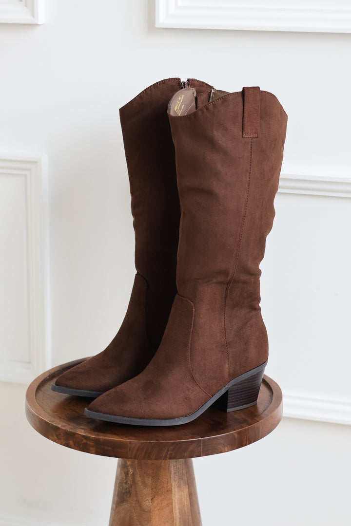 Mindful Western Boot - Brown