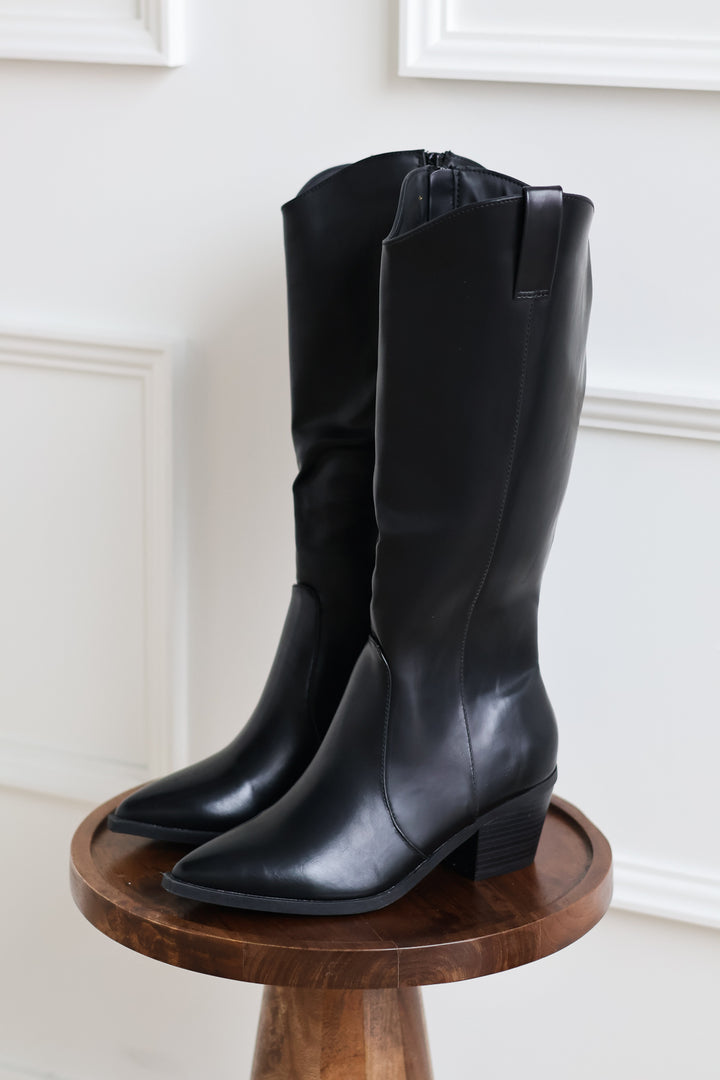 Mindful Western Boot - Black
