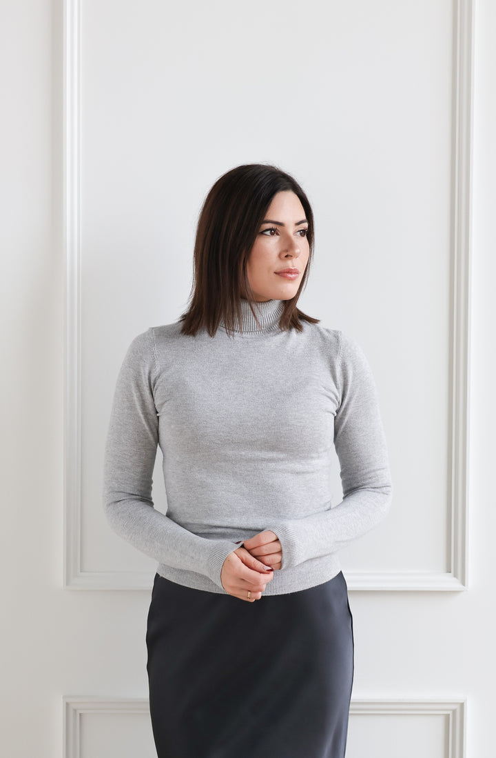 Vero Moda | Glory Turtleneck - Light Grey