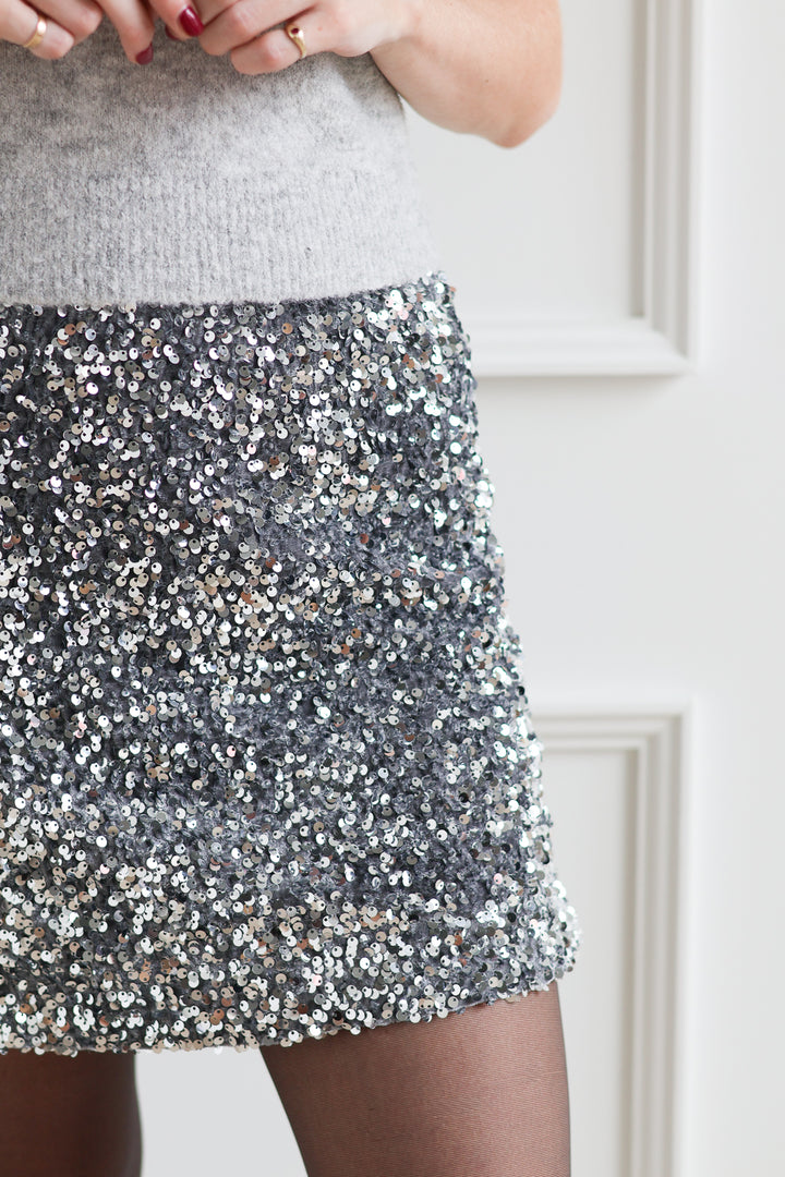 Afterglow Sequin Mini Skirt