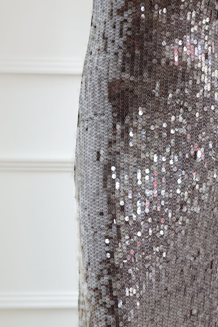 Vero Moda | Zenia Sequin Halter Maxi - Torte