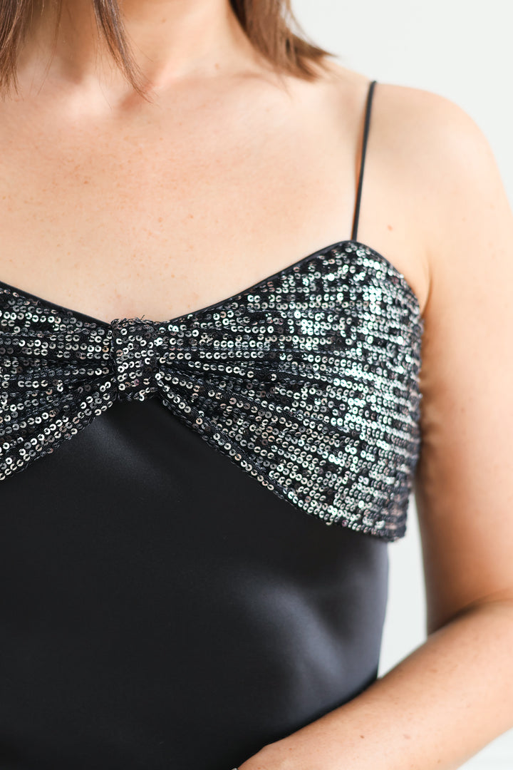 Marnie Sequin Bow Dress