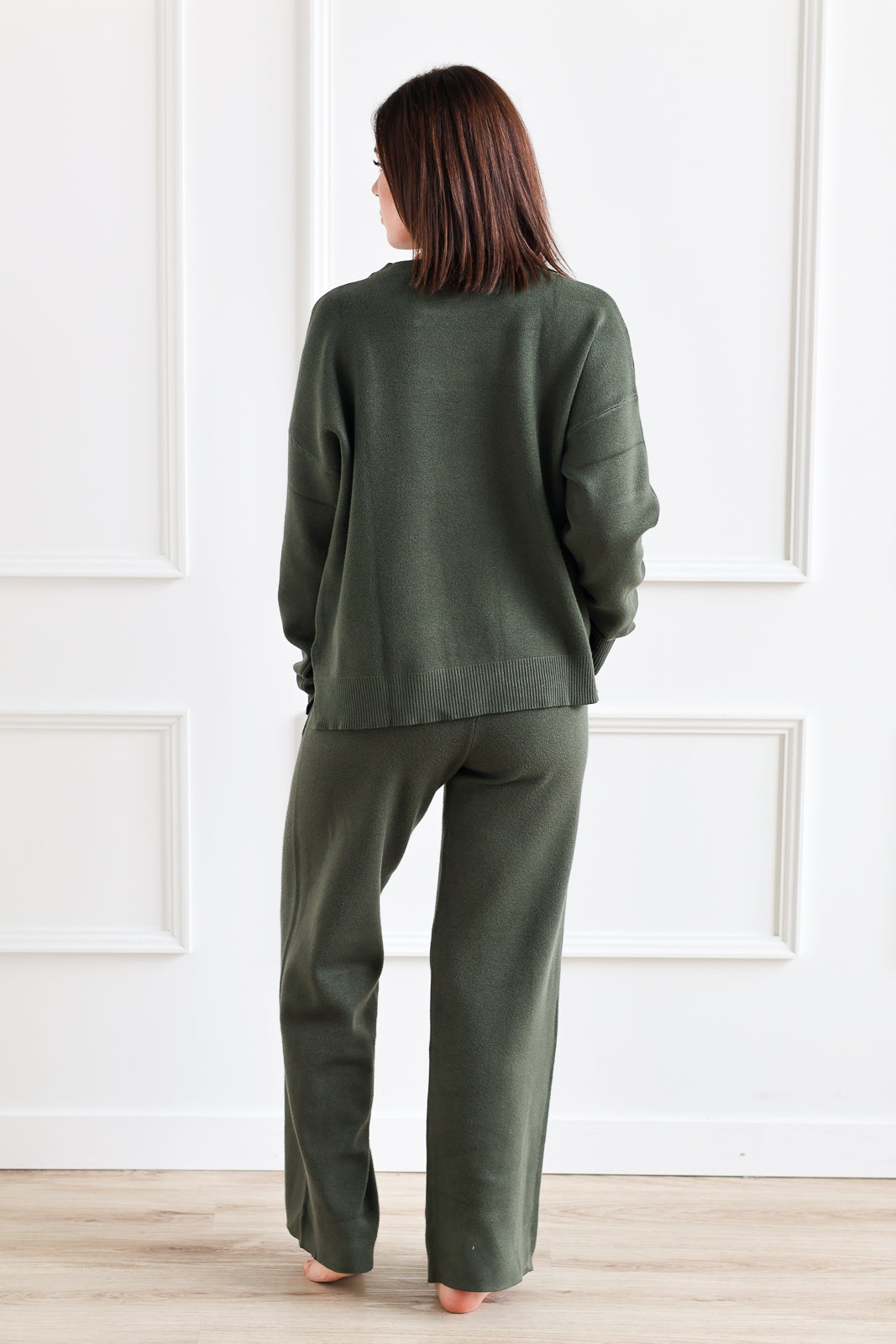 Soft Crew Knit - Hunter Green