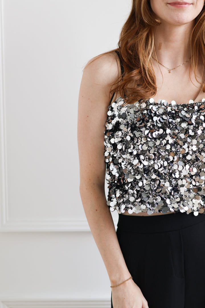 The End of the Night Sequin Tank