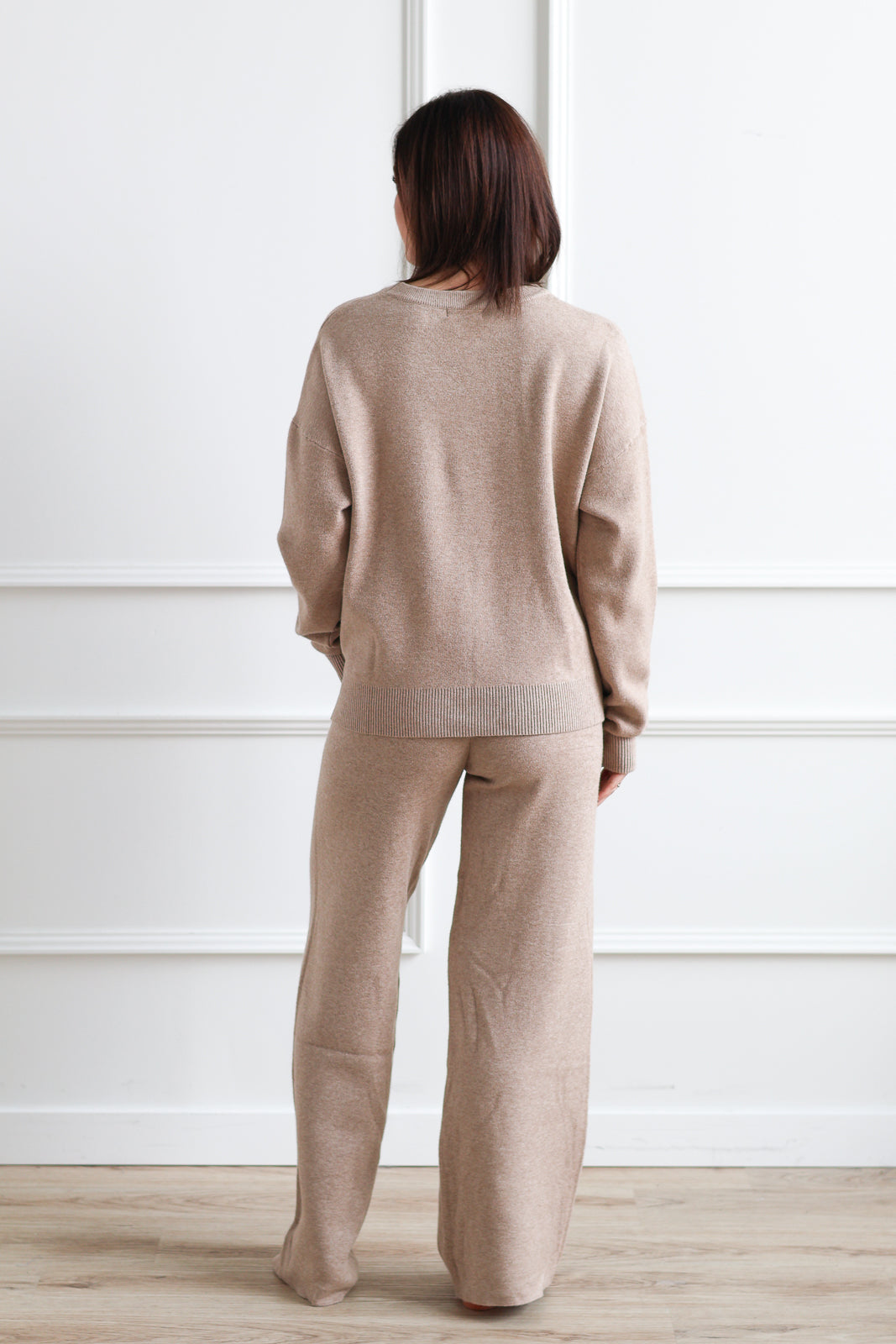 Soft Wide Leg Pant - Warm Taupe