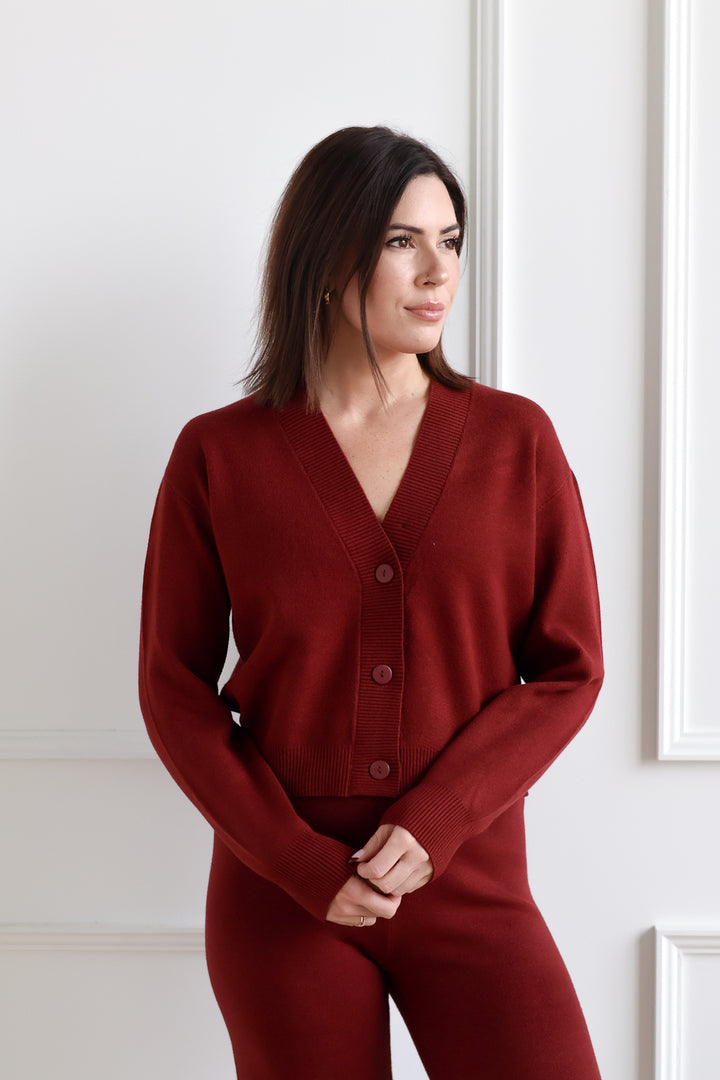 Vero Moda | V-Neck Cardigan - Syrah