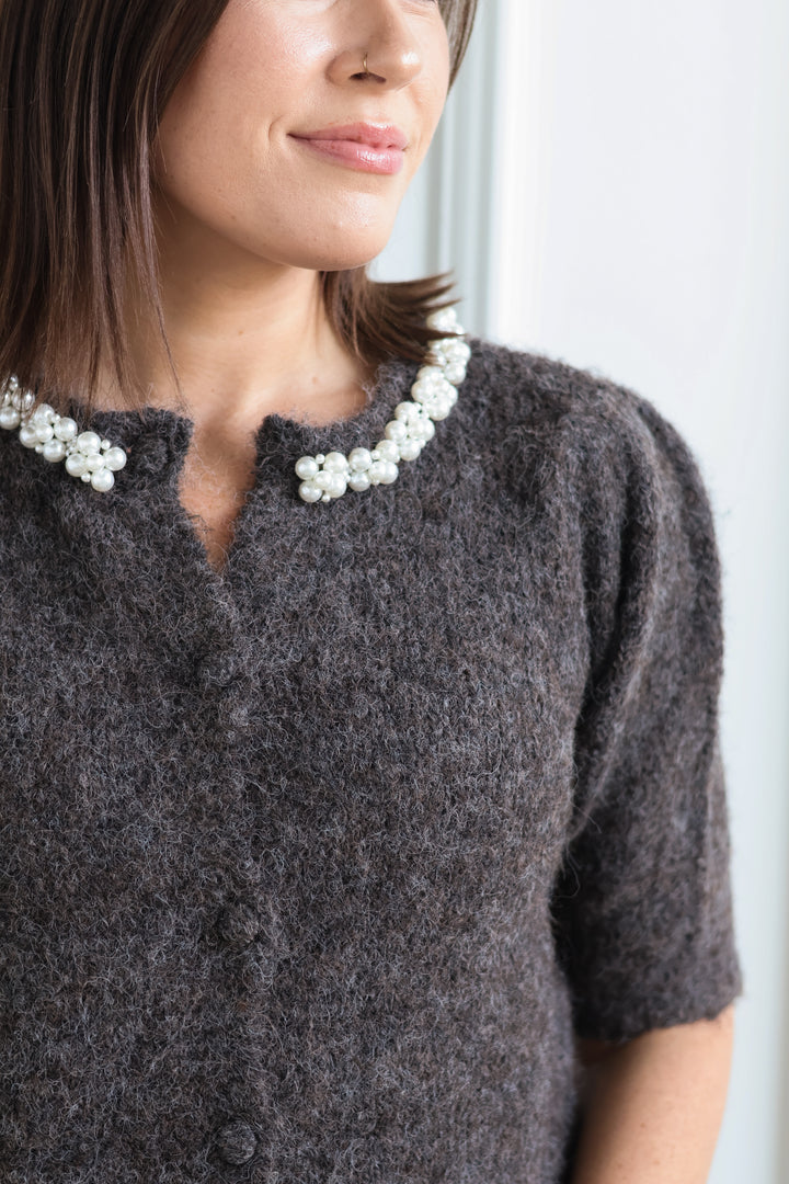 Vero Moda | Pearl Cardigan - Torte Melange