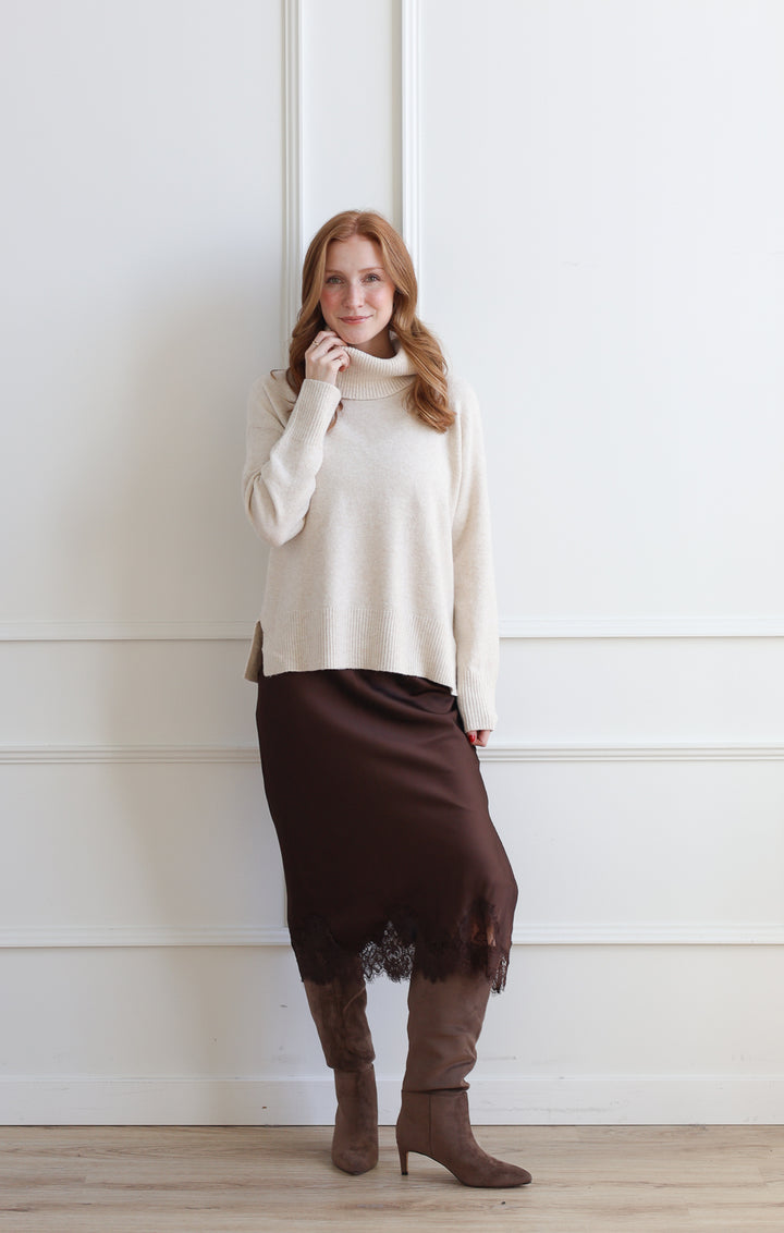 Vero Moda | Doffy Roll Neck - Birch