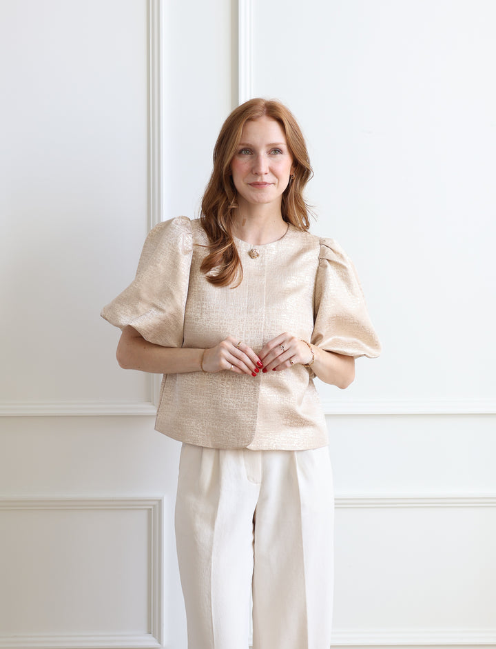 B.Young | Dariella Button Blouse