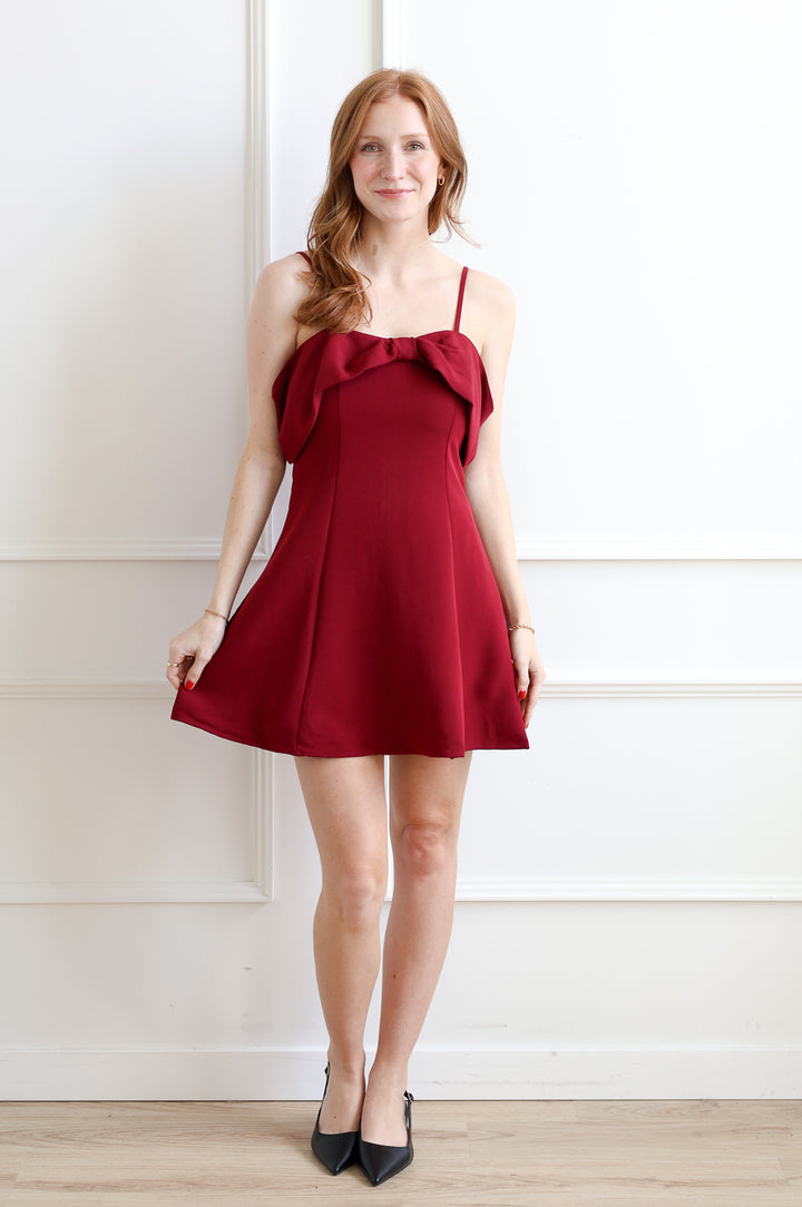 Garnet Flare Bow Mini