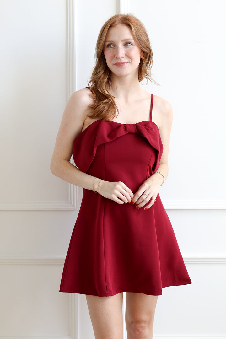 Garnet Flare Bow Mini