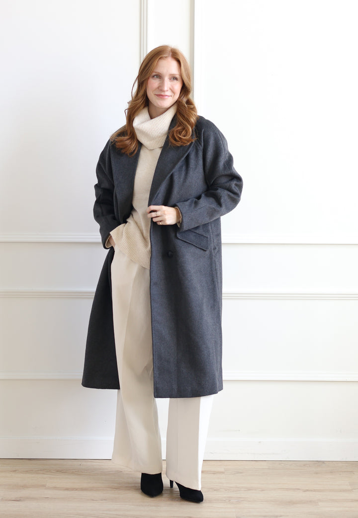Vero Moda | Harper Wool Coat - Charcoal
