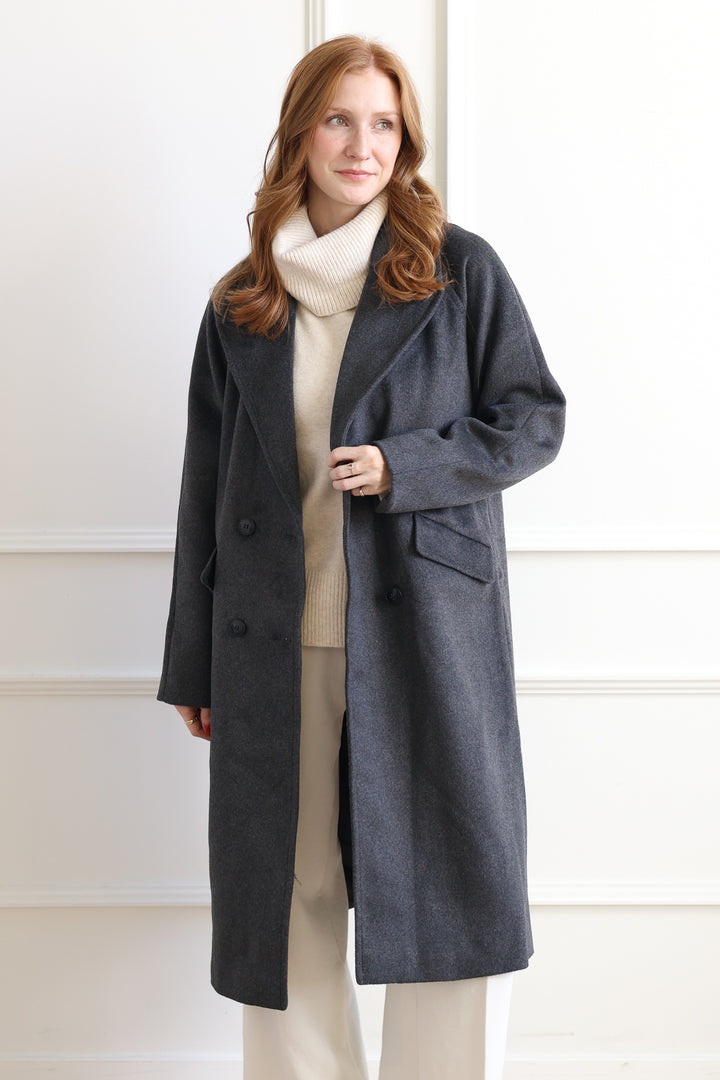 Vero Moda | Harper Wool Coat - Charcoal