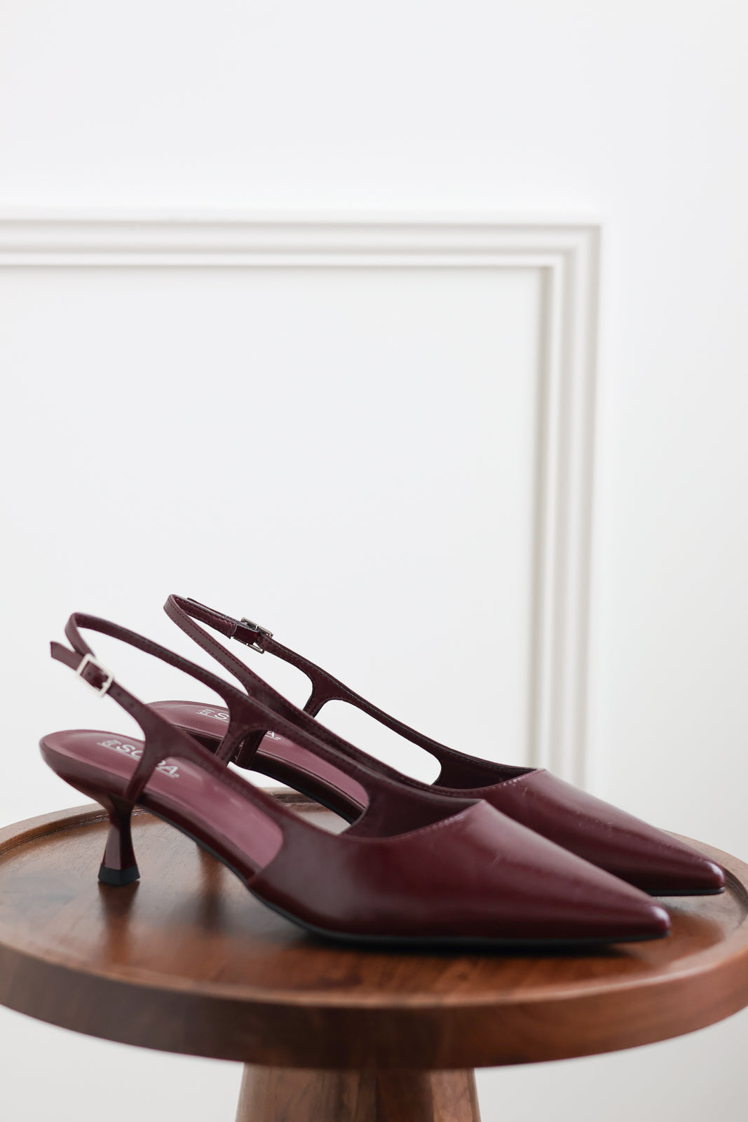 Bell Kitten Heel - Wine