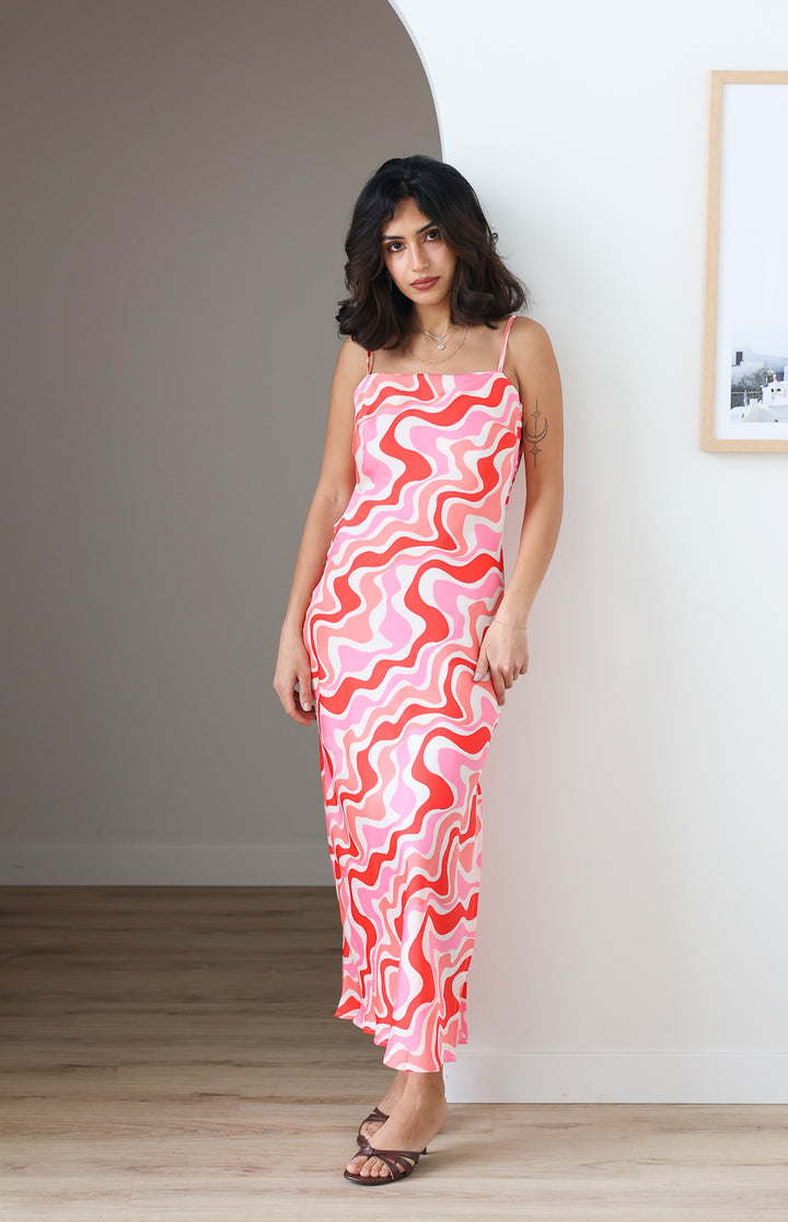 Coral Swirl Midi