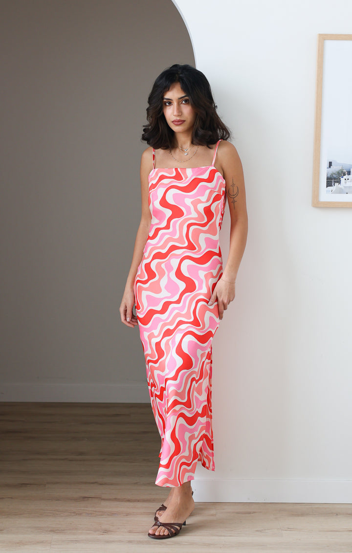 Coral Swirl Midi