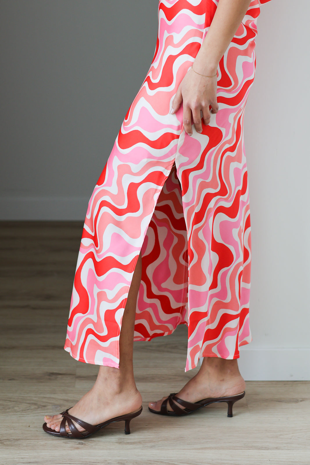 Coral Swirl Midi