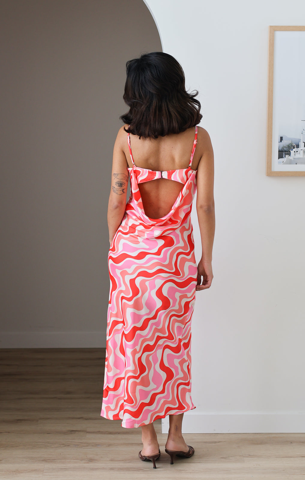 Coral Swirl Midi