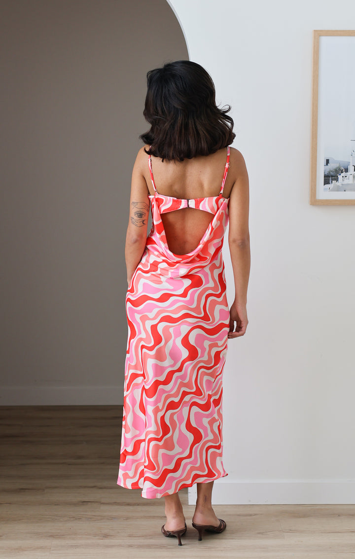 Coral Swirl Midi