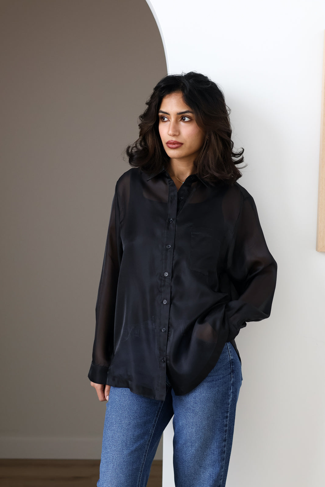 Organza Midnight Blouse
